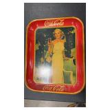 COCA COLA 1950'S METAL TRAY