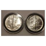 2 - 1989 1 0Z AMERICAN SILVER EAGLE