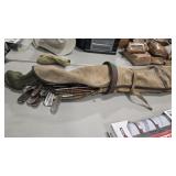 VINTAGE ROBERT HORTON CLUB SET WITH GOLF BAG