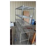 6 TIER METAL ROLLING SHELF