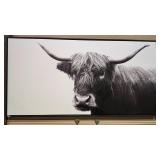 HIGHLAND COW FRAMED CANVAS