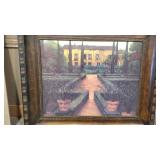 TUSCAN THEME METAL FRAMED ART