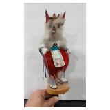 HOPI WOLF DANCER KACHINA  & MOUNTING BRACKET