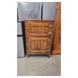 ANTIQUE OAK ICEBOX