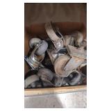 GROUP OF METAL CASTERS