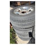 4 MICHELIN LTX A/S 265/70 R17 TIRES W/ RIMS