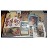 1923 SANTE FE RAILWAY  NATIVE AMERICAN PRINTS &