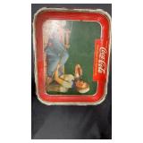 COCA COLA 1950'S METAL TRAY