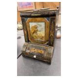 J.I.GARDNER ANTG METAL TEA  CANNISTER