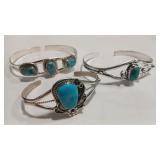 3 - 925 SOUTH WEST / TURQUOISE CUFFS