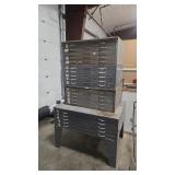 INDUSTRIAL GRADE 20 DRAWER FLAT CABINET STORAGE SY