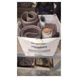 ASSORTED SANDING BELTS