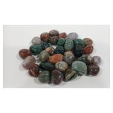 15.8 OZ POLISHED AGATE STONES