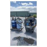 HD INDUSTRIAL SPRAY FOAM UNIT WITH 2 BARRELS OF MA
