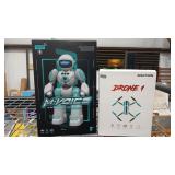ZNLYRION DRONE 1 W/ BOX & M-VOICE AI ROBOT