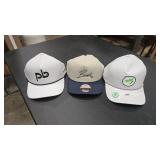 3 SNAPBACK GOLF HATS NEW