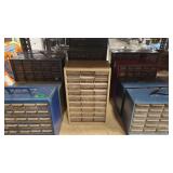 11 SMALL ORGANIZERS WITH ASSORTED HARDWARE