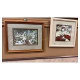 2 - BEV DOOLITTLE FRAMED PRINTS