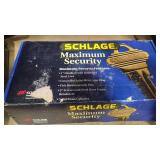SCHLAGE DEAD BOLT AND FRONT DOOR HANDLE