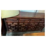 MEXICAN CEDAR BUFFET/SIDE BOARD, 76'X20'X37'