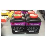 4 1# BOTTLES ACCURATE 2495 POWDER **WE DO NOT SHIP