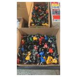 2 BX OF MINIATURE CARS & TOYS