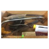 BX W/ SAW, HAMMER, PRY BAR & MISC