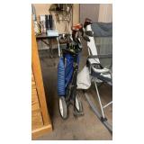 TAYLOR MADE IRONS & GOLF BAG W/ CART