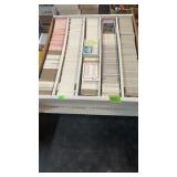 LARGE BOX OF TRADING CARDS-BASEBALL FOOTBALL