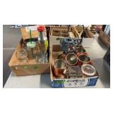 GLASSWARE, HIGHBALL GLASSES, COPPER CUPS & MISC