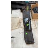 LEATHER RIFLE SCABARD & LEATHER HOLSTER
