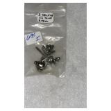 3 STERLING TIE TACKS