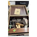 THE REVERSEW ELECTRIC SEWING MACHINE W/ CASE