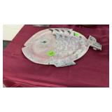 STONEWARE SIGNED FISH