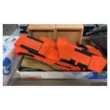 PR OF FOREARM LIFTS, GLOVES & WOODEN TRAYS