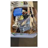 BX OF KITCHEN UTENSILS W/ HAND BLENDER