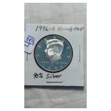 1996-S 90% SILVER KENNEDY HALF DOLLAR