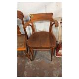 ANTIQUE OAK ARM CHAIR