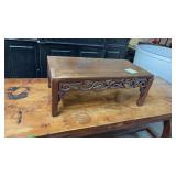CARVED WOOD COFFEE TABLE **WOBBLY LEG