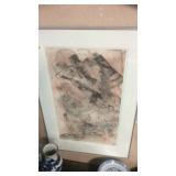 FRAMED MONOPRINT