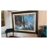 BHT BECKER SIGNED PRINT, 33'X27'
