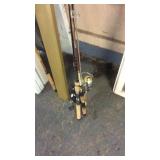 GROUP OF FISHING POLES