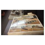 3 IN 1 GAME SET W/ CHESS, CHECKERS & BACKGAMMON