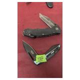2 LOCKING BLADE KNIVES MTECH, SMITH &WESSON