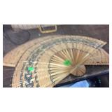 2 WICKER STYLE FANS