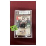 JAMES JACKSON AUTOGRAPHED CARD