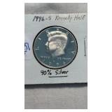1996-S 90% SILVER KENNEDY HALF DOLLAR