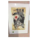 FRAMED MONOPRINT