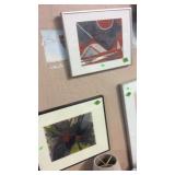 2 FRAMED PIECES OF ABSTRACT ART