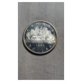 1963 CANADA SILVER DOLLAR